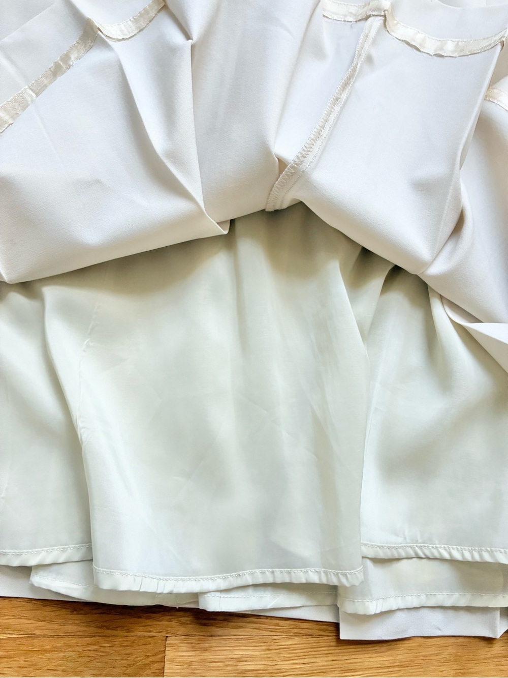 J. Crew Dress Italian Double Face Cashmere by Tollegno 1900 Cream Size 8 - Picture 15 of 15